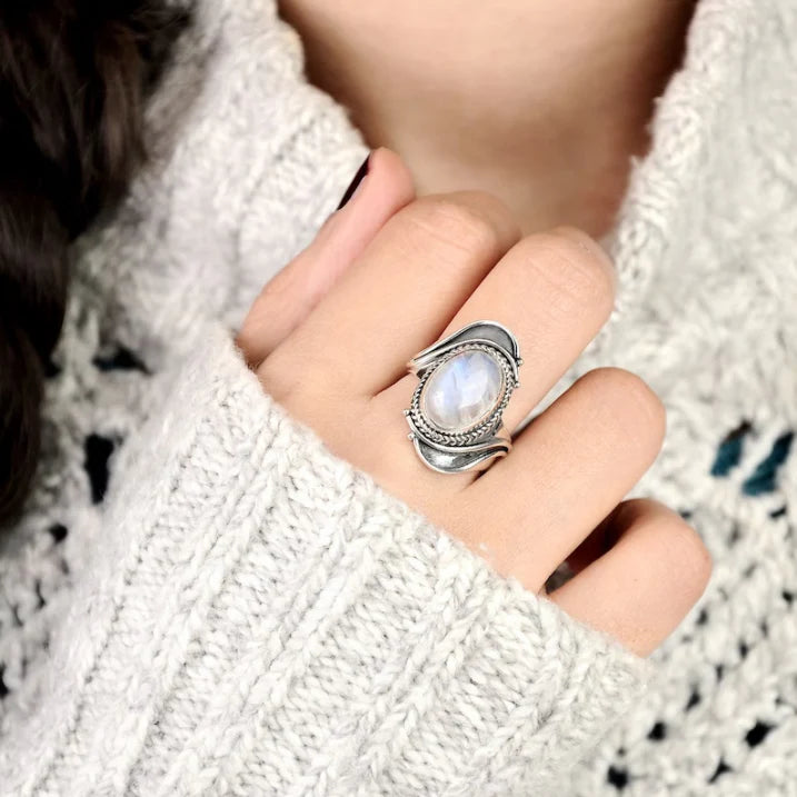 Elizabeth Moonstone Ring