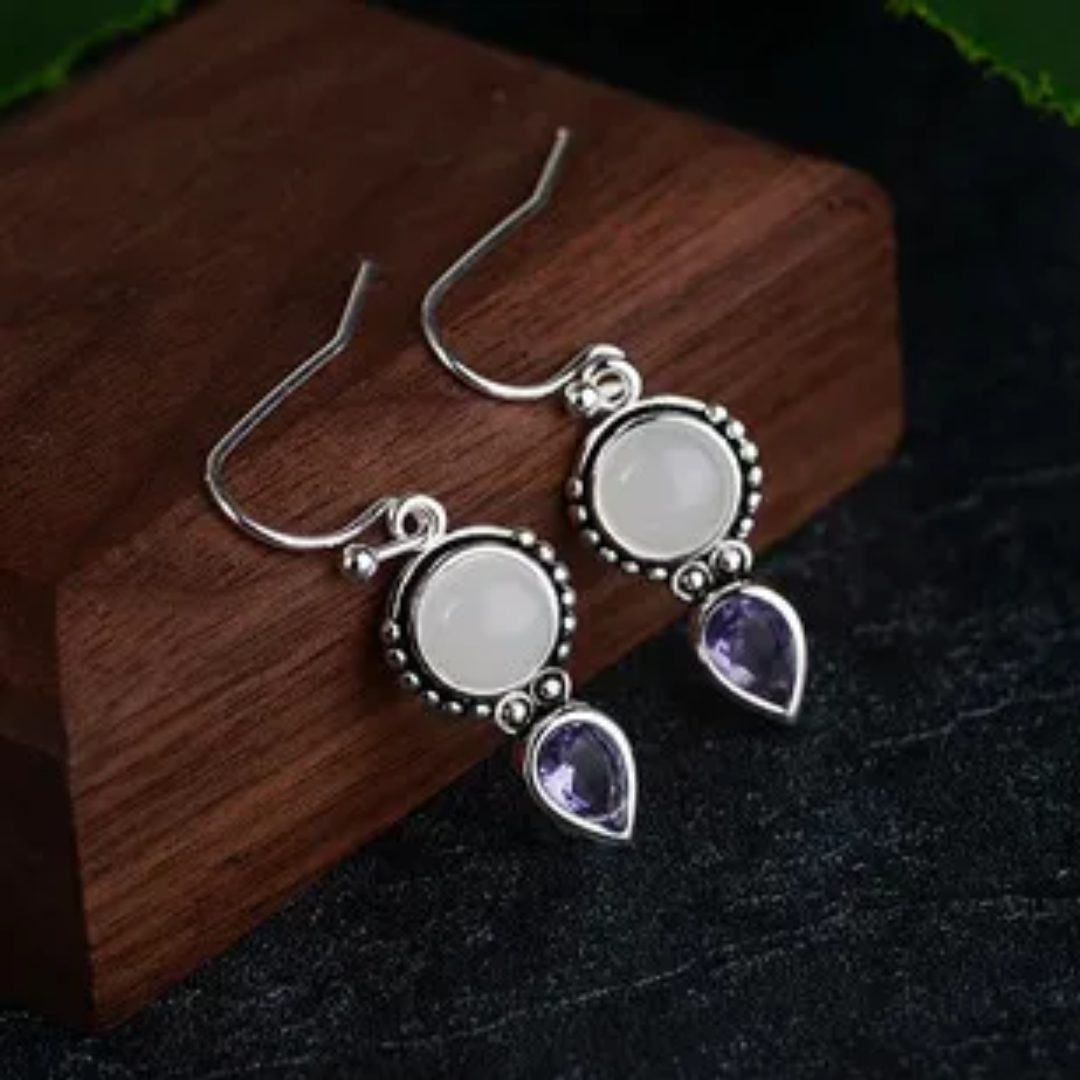 Joan Moonstone Earrings
