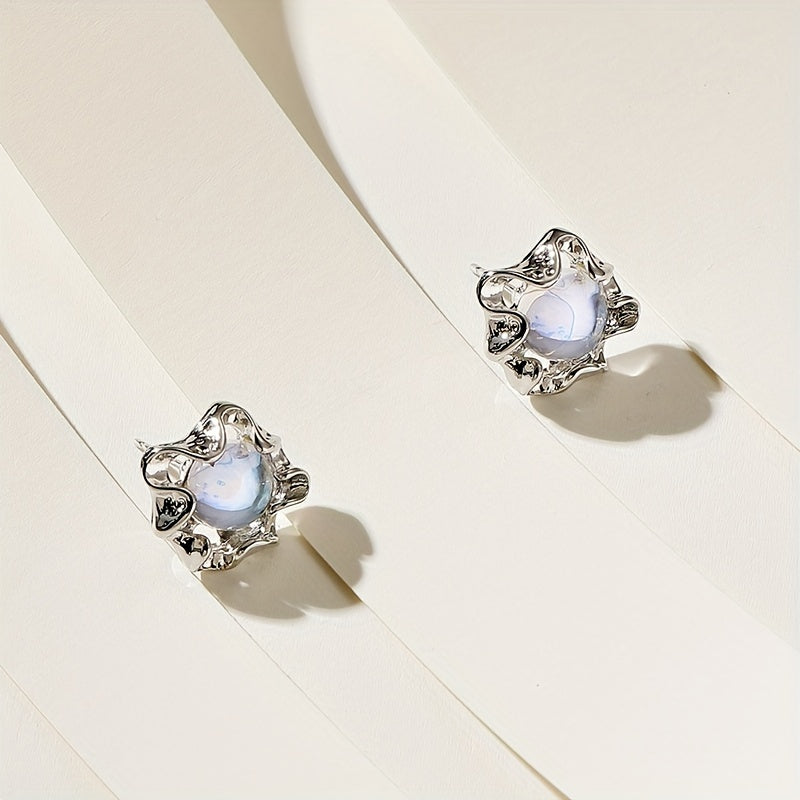 Caroline Moonstone Earrings