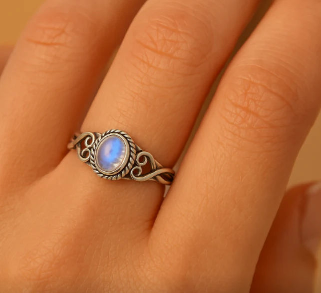 Sylvia Moonstone Ring