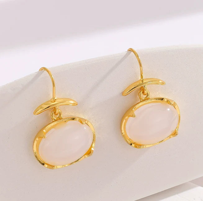 Marjorie Moonstone Earrings